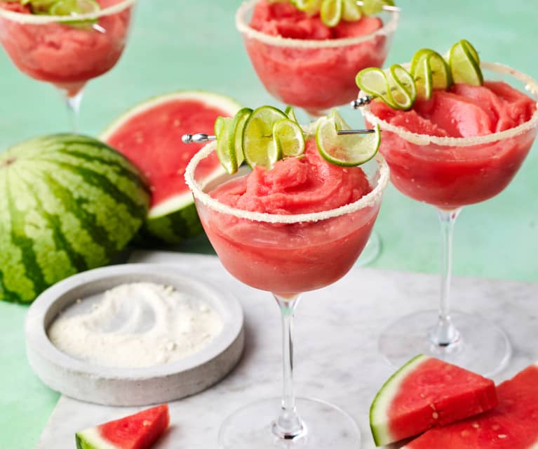 Bianca Mazur's watermelon and orange margarita