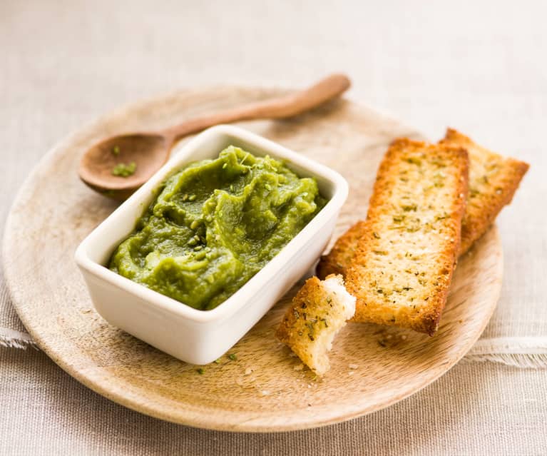 Purée de pois mange-tout