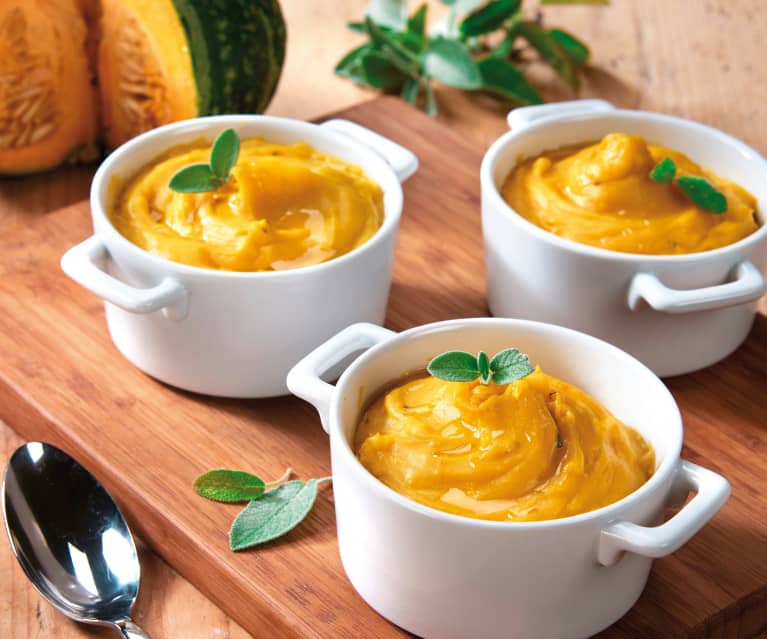 Puré aromatico di zucca