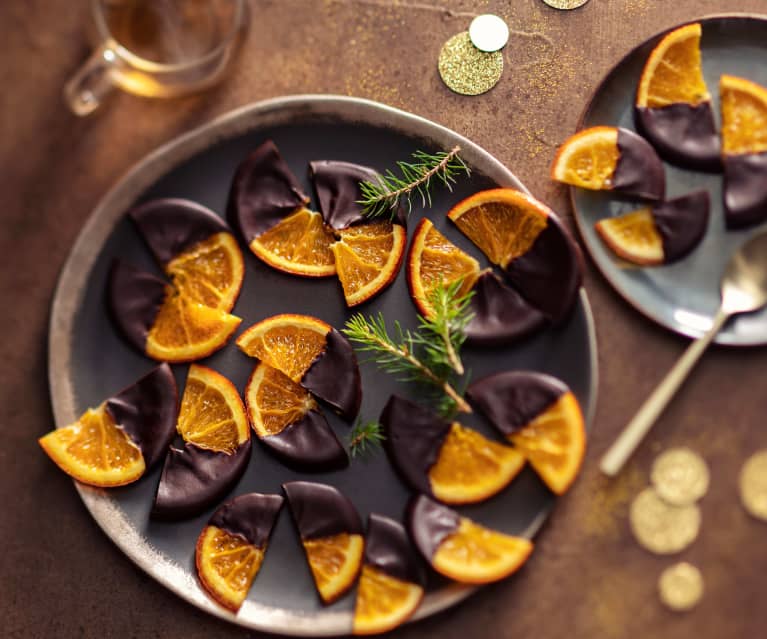 Oranges au chocolat