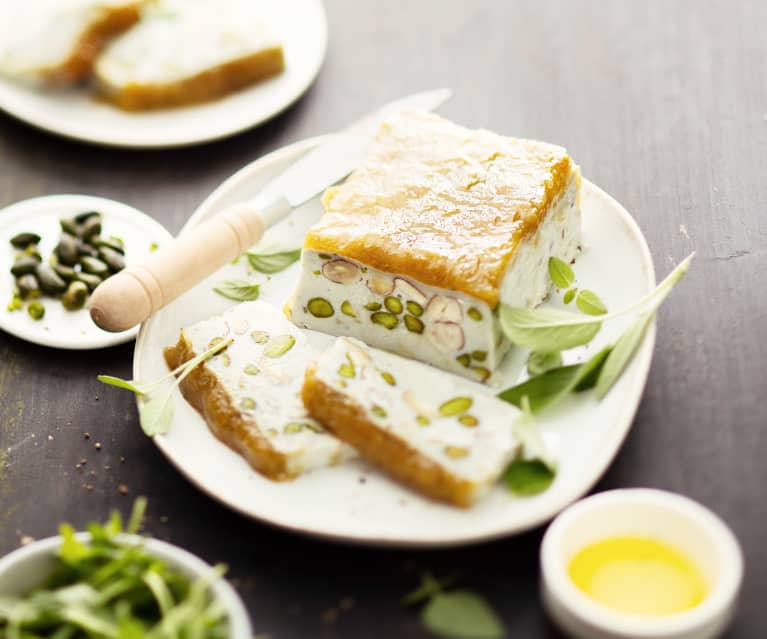 Terrine de fromage à la rhubarbe