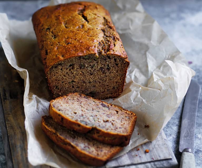 Budín de banana y zucchini