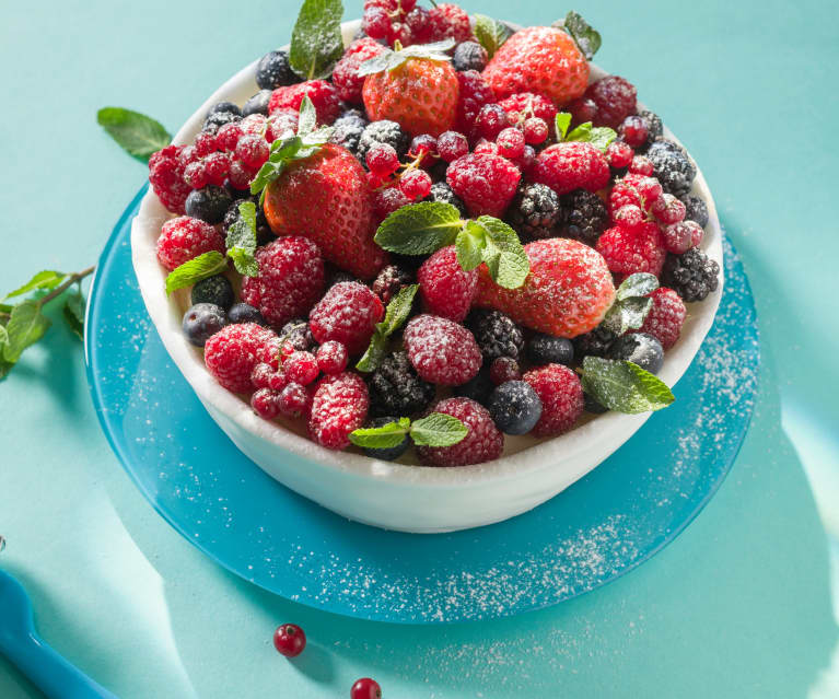 Tarta bol de frutos rojos