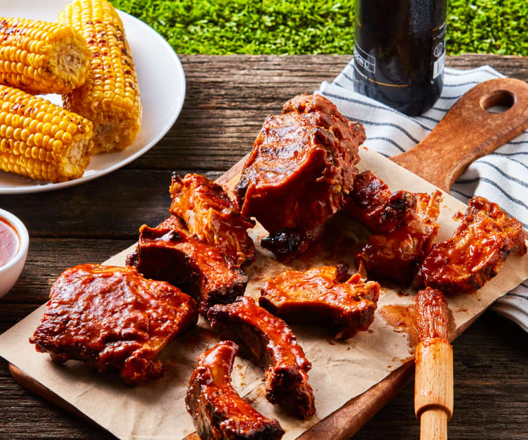 Côtes levées barbecue à la bière stout