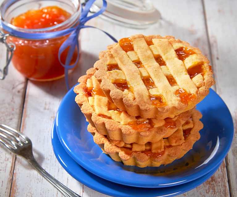 Crostatine alla confettura di albicocche (senza glutine)