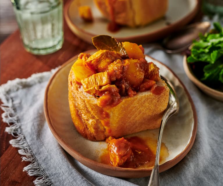 Bunny Chow (Curry im Brot)