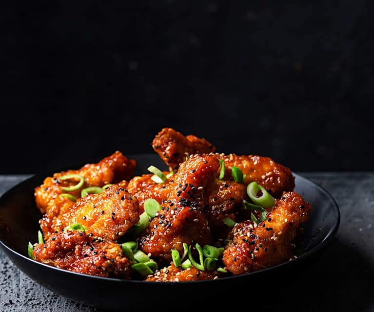 Koreanisch frittiertes Hähnchen Koreanisch frittiertes Hähnchen