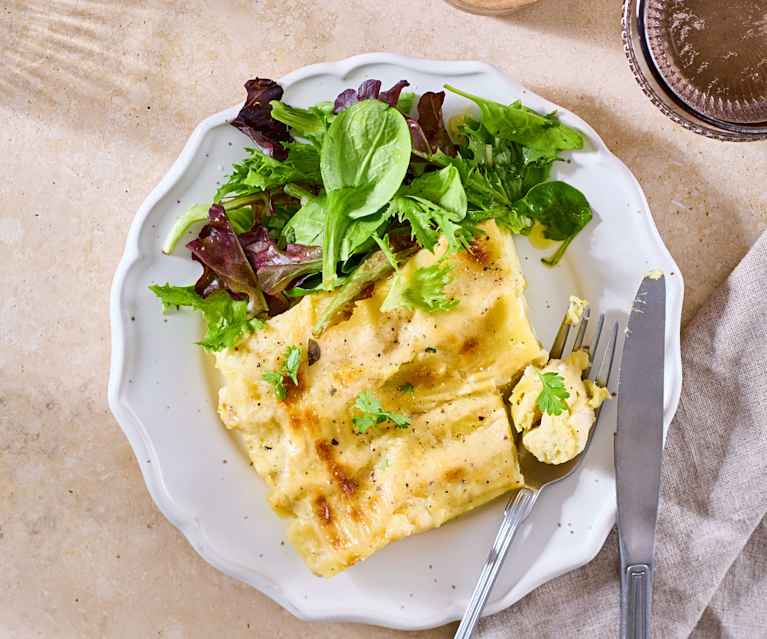 Cannelloni mit Artischockenpüree Cannelloni mit Artischockenpüree