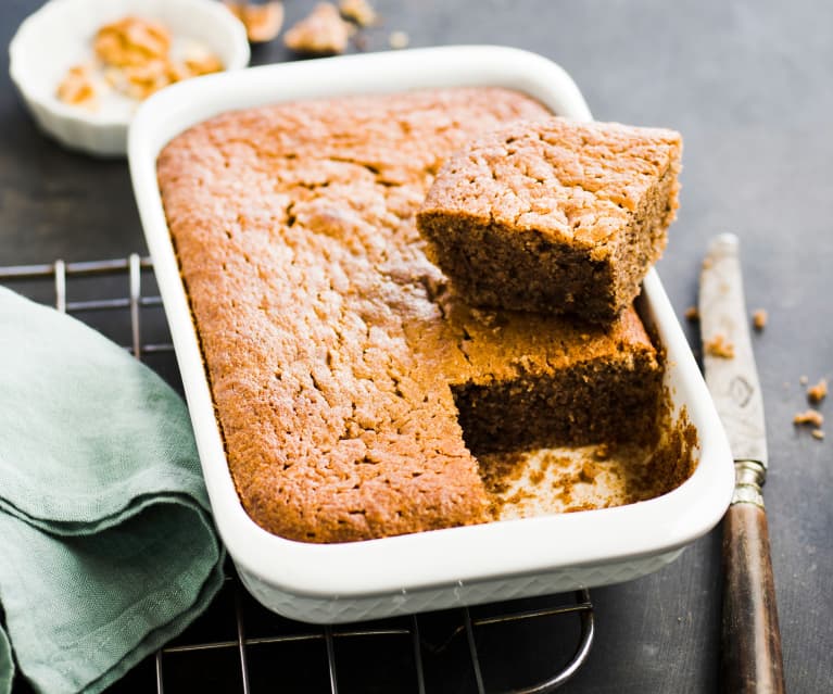 Gâteau fondant aux noix