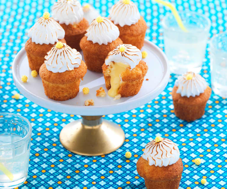 Cupcakes façon tarte au citron meringuée