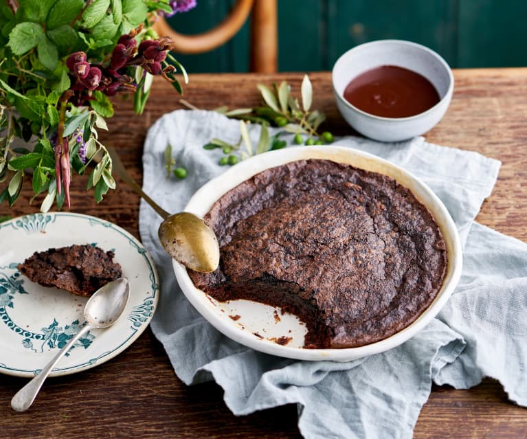 Bolo de chocolate de colher