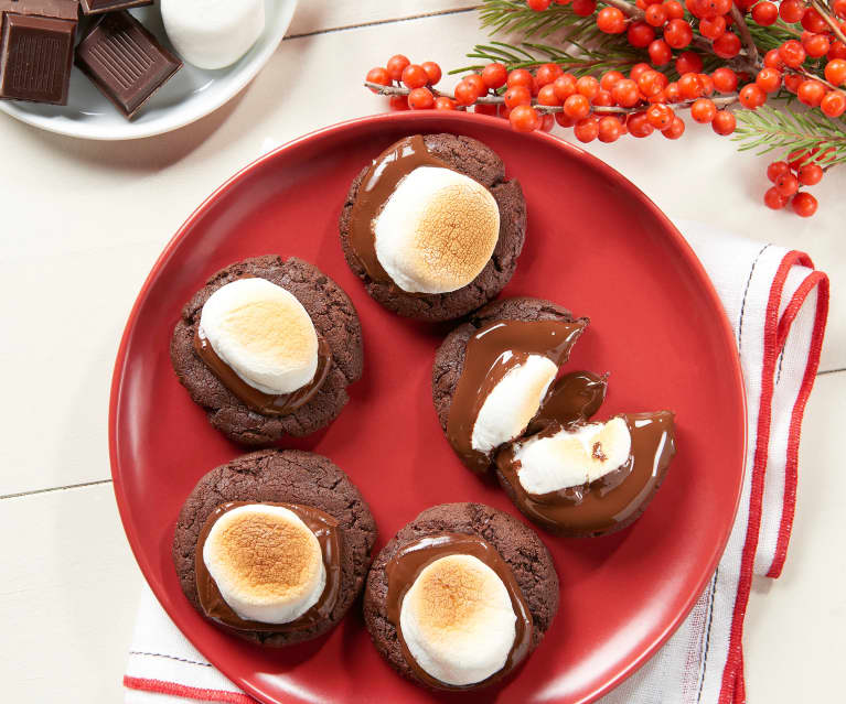 Biscuits au chocolat chaud gluant (métrique)