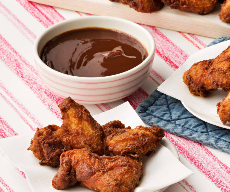 Hot crunchy wings (Alitas de pollo picantes crujientes)