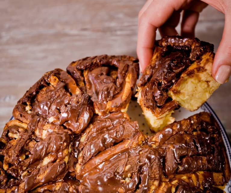 Chocolate, Hazelnut and Orange Buns