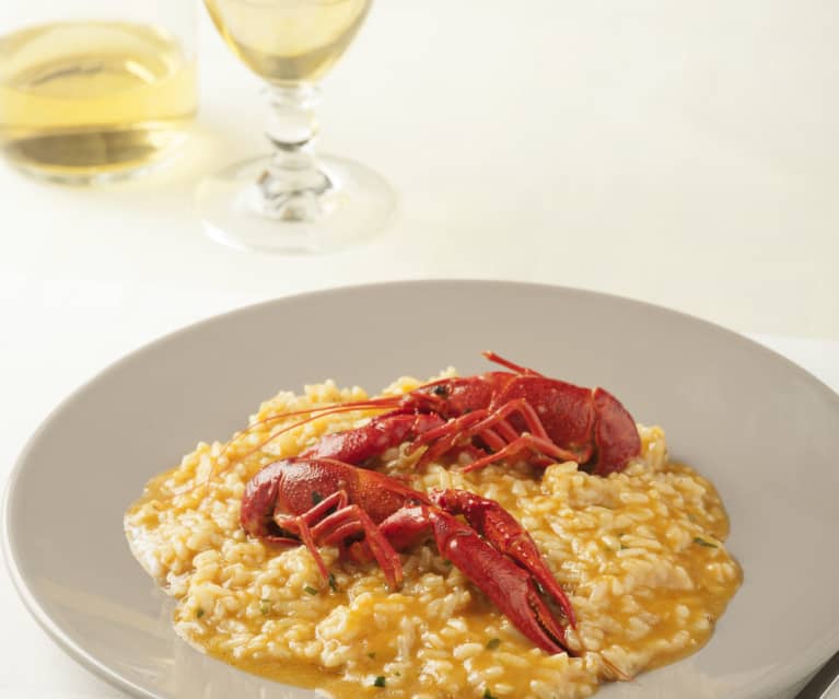 Arroz con cangrejos de río