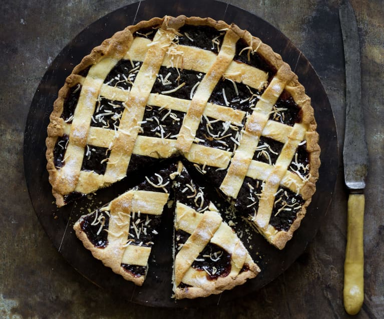 Crostata di marmellata ai frutti di bosco