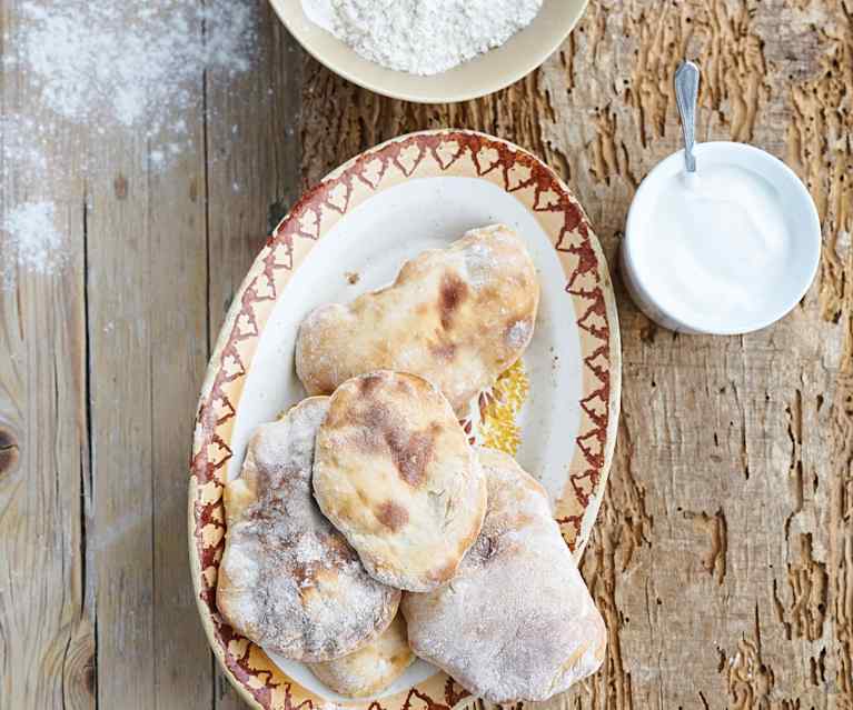 Pão naan Pão naan