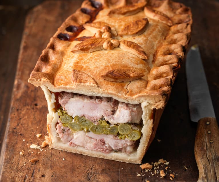 Chicken, Ham and Asparagus Pie