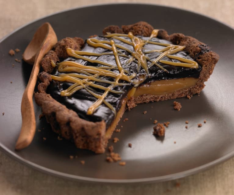 Tarte chocolat caramel