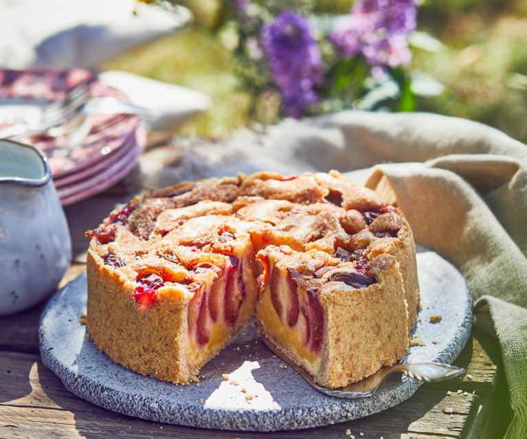 Zwetschgen-Eierlikör-Kuchen