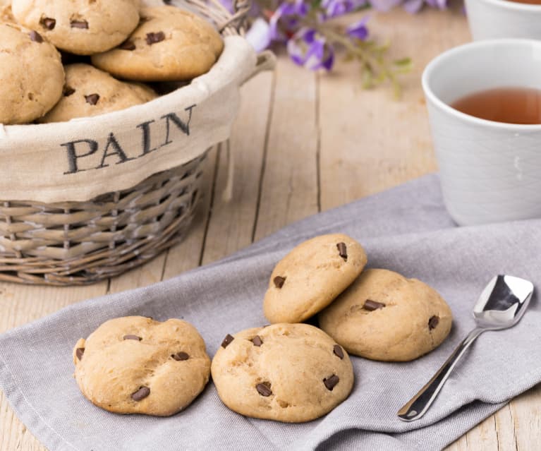 Panini al latte di riso con gocce di cioccolato