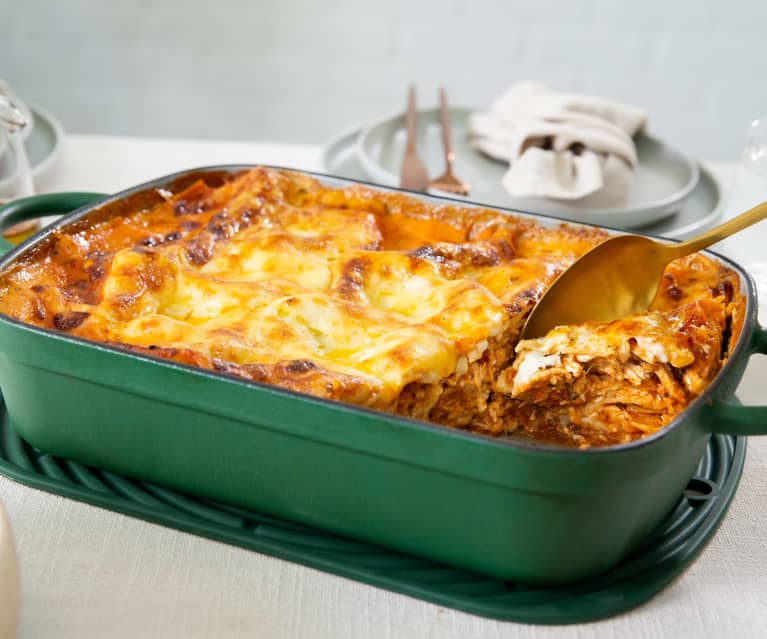 Lasagne z mięsem z rosołu lub pieczeni