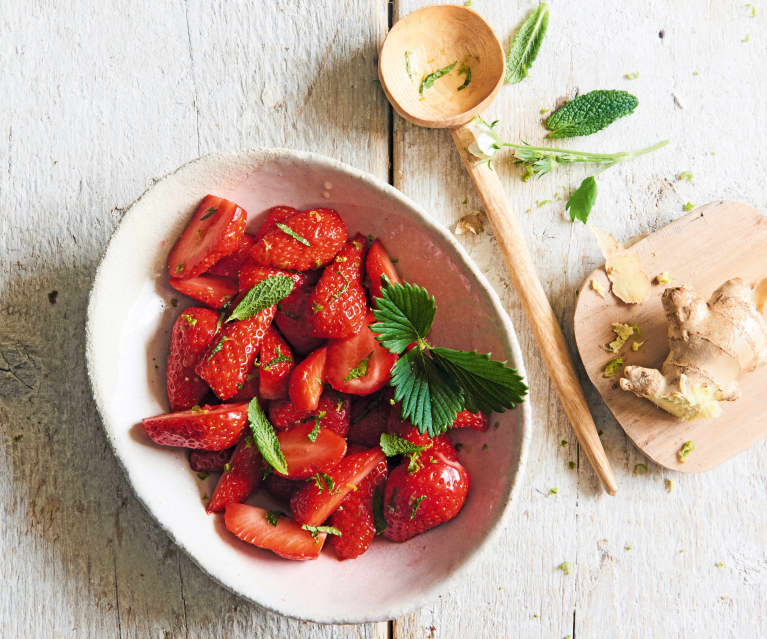 Salade de fraises au gingembre