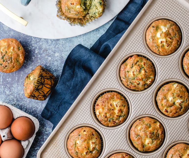 Spinach and Feta Muffins