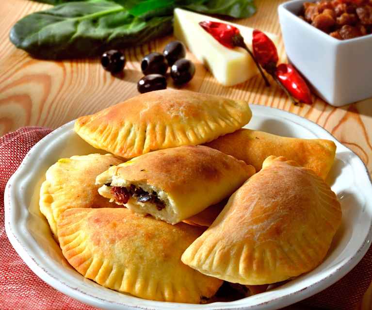 Mini-calzones végétariennes Mini-calzones végétariennes
