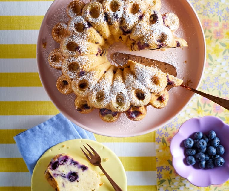 Vanille-Blaubeer-Kuchen