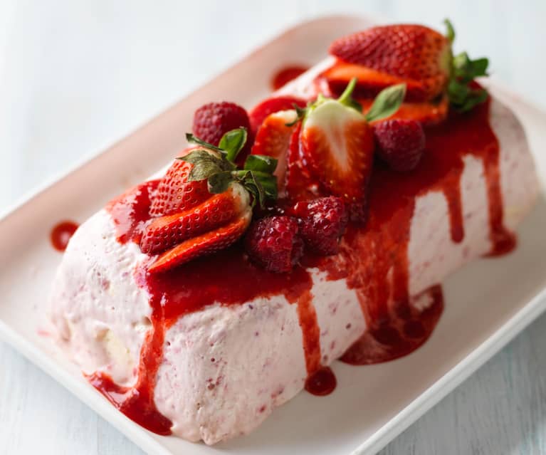 Eton Mess Parfait with Berry Sauce