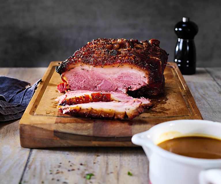 Krustenbraten mit Malzsauce Krustenbraten mit Malzsauce
