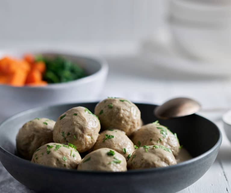 Albóndigas de pavo con salsa cremosa