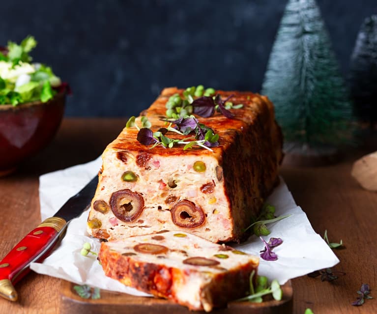 Terrina de pavo con frutos secos