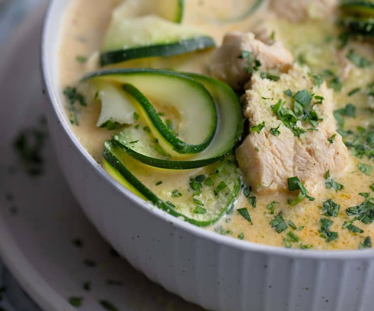 Lemon and Parmesan Chicken with Zoodles Lemon and Parmesan Chicken with Zoodles