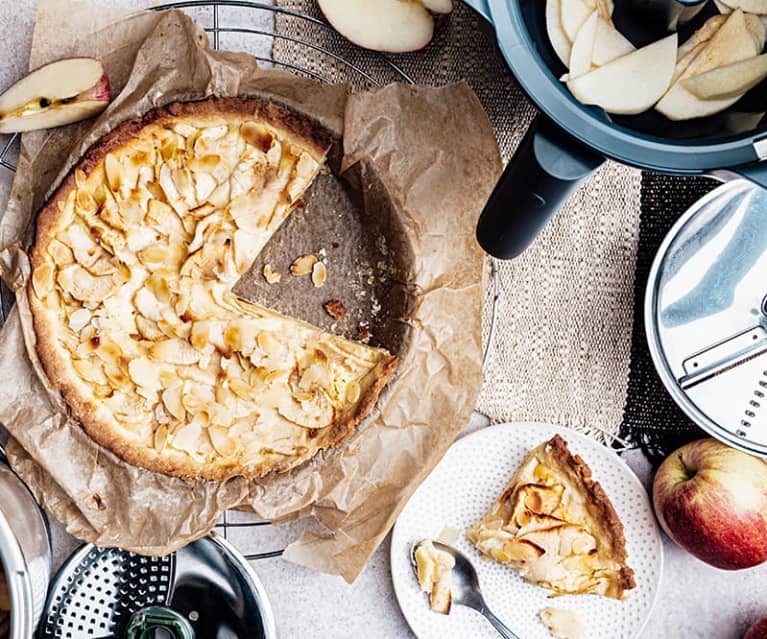 Tarte amandine aux pommes et poires