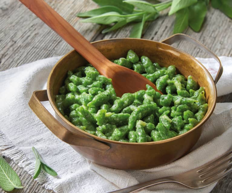 Spatzle agli spinaci