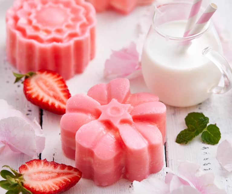 草莓巧克力香草冰激凌月饼