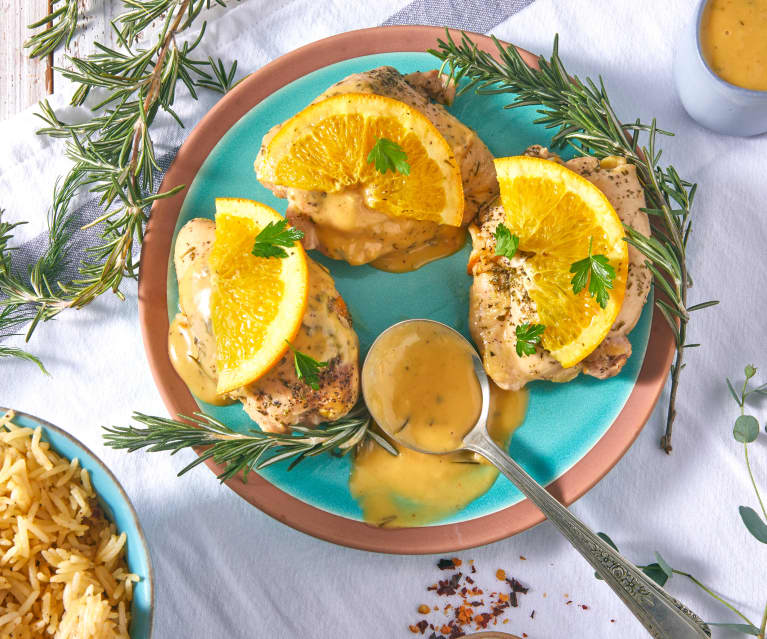 Orange Herb Chicken and Rice