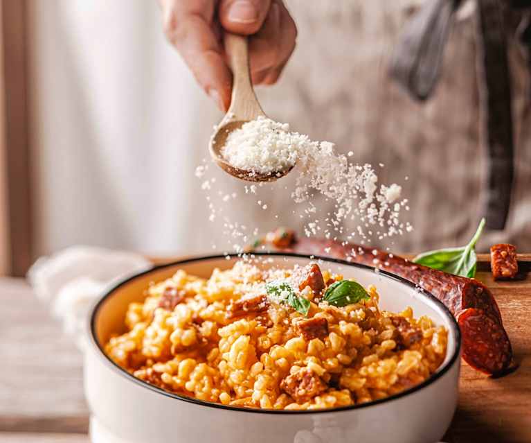 Risotto au chorizo Risotto au chorizo