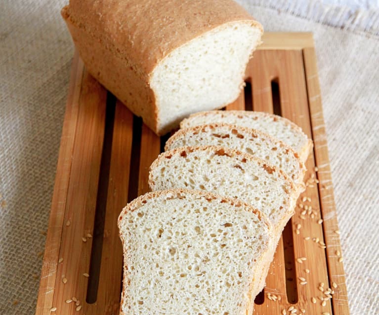 Pão de linhaça sem glúten