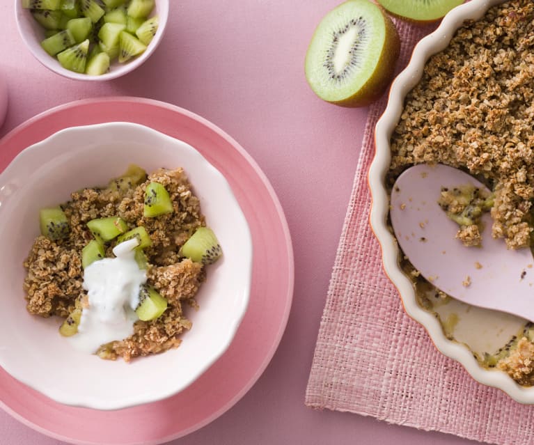 Crumble de Kiwi Zespri