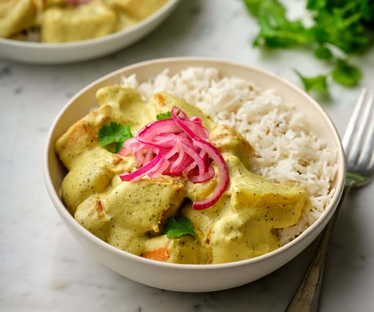 Root Vegetable Korma with Basmati Rice