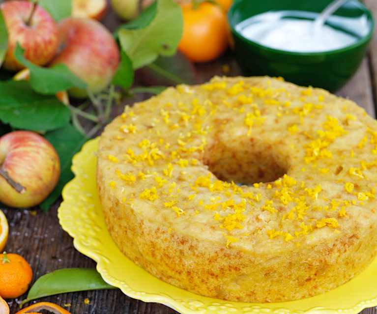 Steamed Apple and Ginger Cake