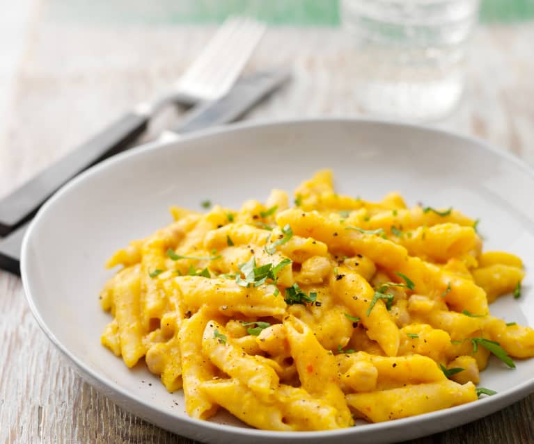Pasta with Squash and Chickpeas