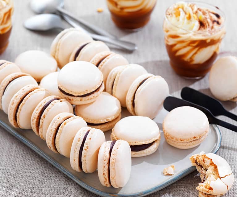 Macarons chocolat-caramel