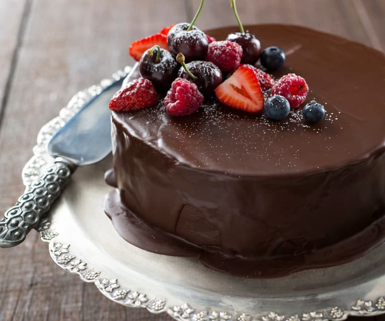 Chocolate truffle cake