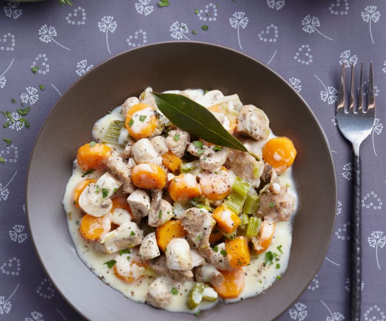 Blanqueta de ternera (Blanquette de veau)