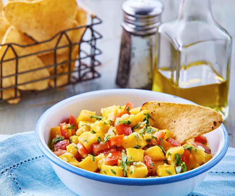 Pico de gallo de mango