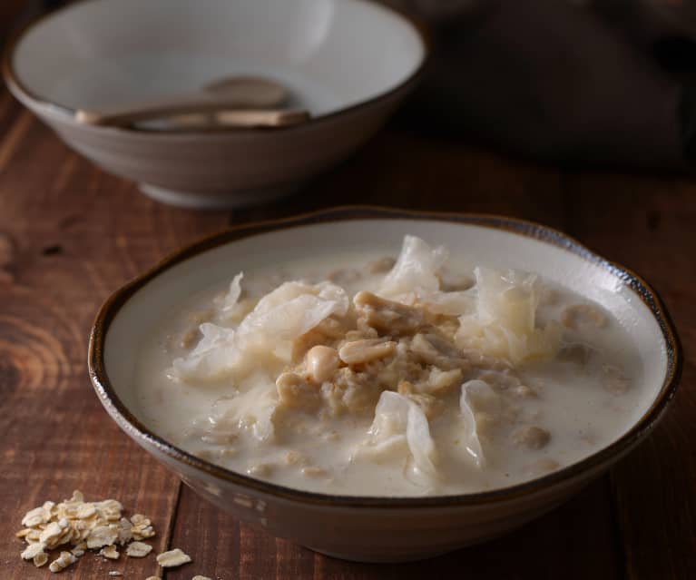 燕麥牛奶燉花生